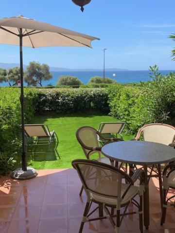 شقة أجاكسيو  في Grand Studio Route Des Sanguinaires Tres Belle Vue Mer المظهر الخارجي الصورة